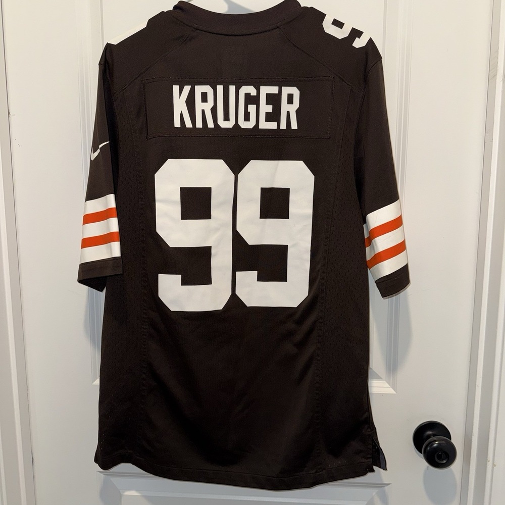 Nike Paul Kruger 99 Cleveland Browns Jersey Mens S NFL On Field Football